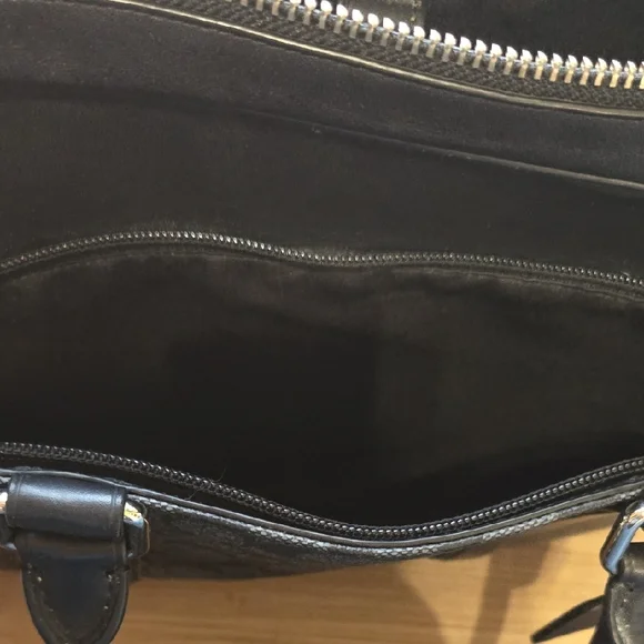 Coach Black and Gray Men's Briefcase - Picture 3 of 4